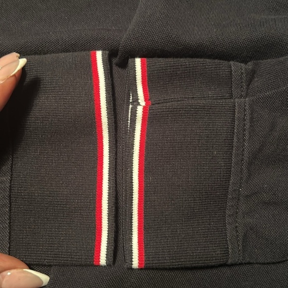 VTG 80s POLO by Ralph Lauren Navy Yellow Burgundy Lightweight Turtleneck Sz XL - Picture 5 of 5